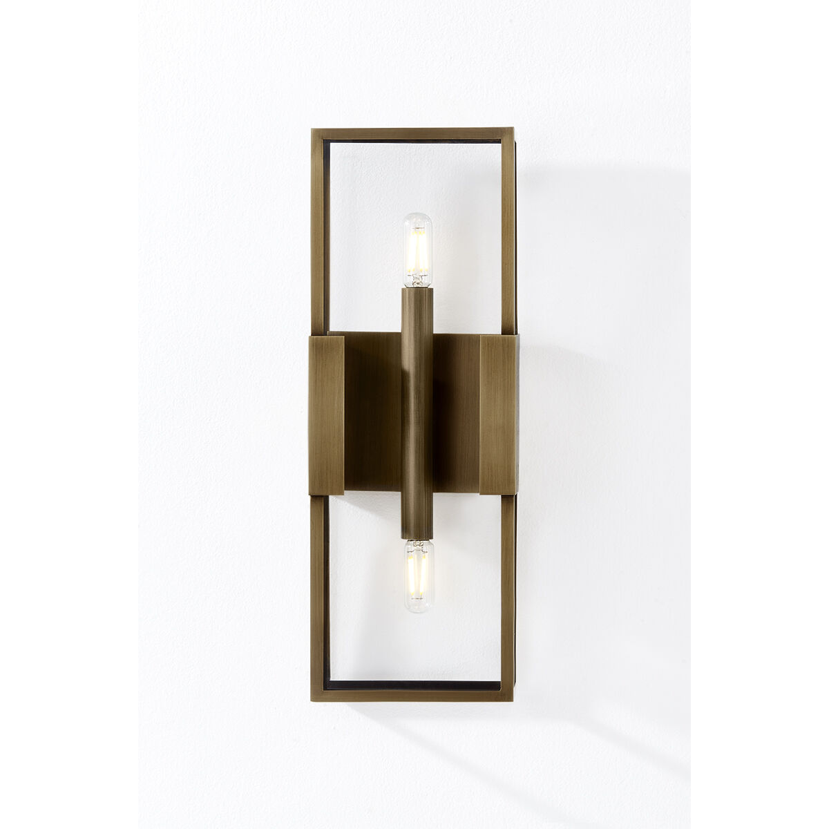 Santa Clara 2 Light 6.5 inch Patina Brass ADA Wall Sconce Wall Light